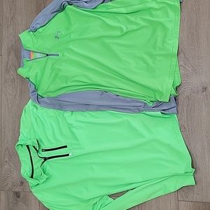 2 mens medium quarter zips